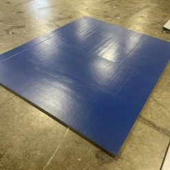 AK Athletic Equipment Martial Arts Clearance 8' X 10' X 1 3/8" Roll-Up Wrestling Mat Blue