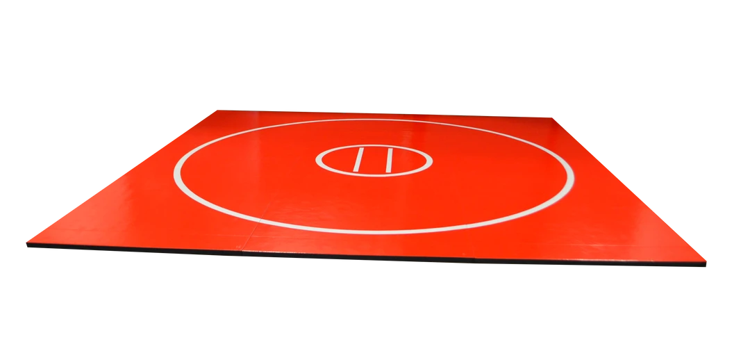 AK Athletic Equipment 15' x 15' x 1 3/8" Roll-Up Wrestling Mat - Durable & Non-Slip Surface for Training & Competitions 5 AK Athletic Equipment Wrestling Mats 15' X 15' X 1 3/8" Roll-Up Wrestling Mat