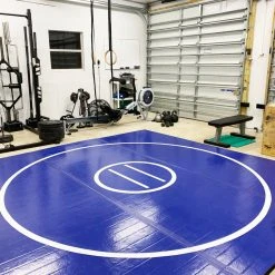 AK Athletic Equipment 14' X 14' X 1 3/8" Roll Up Wrestling Mat Wrestling Mats