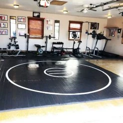 AK Athletic Equipment 13' X 13' X 1 3/8" Roll-Up Wrestling Mat Wrestling Mats