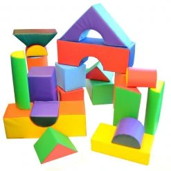 AK Athletic Equipment Soft Play 21-Piece Block Set