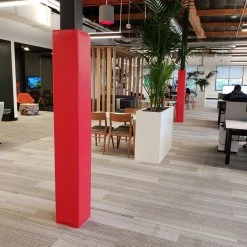 AK Athletic Equipment Pole Pads 6' Tall Four Sided Column Pad, 4" Side Width