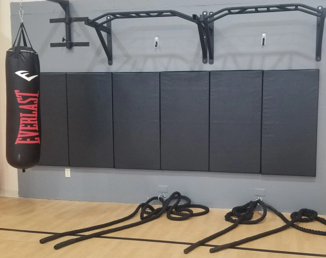 AK Athletic Equipment Wall Padding - 5' Tall X 2' Wide Easy Stick Wall Pads for Gym Safety 1 AK Athletic Equipment Wall Padding Easy Stick Wall Pads - 5' Tall X 2' Wide