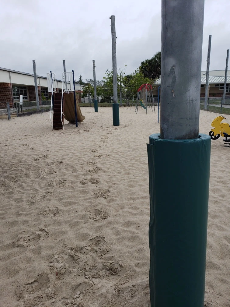 AK Athletic Equipment 4' Tall Pole Pad for Gymnastics, 4" Diameter - Durable Foam Protection 5 AK Athletic Equipment Pole Pads 4' Tall Pole Pad, 4" Diameter