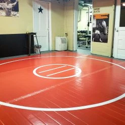 AK Athletic Equipment 14' X 14' X 1 3/8" Roll Up Wrestling Mat Wrestling Mats