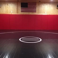 AK Athletic Equipment 18' X 18' X 1 3/8" Roll-Up Wrestling Mat Wrestling Mats