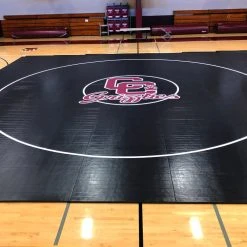 AK Athletic Equipment Wrestling Mats 36' X 36' X 1 3/8" Roll-Up Wrestling Mat