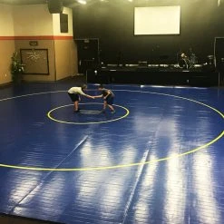 AK Athletic Equipment 42' x 42' x 1 3/8" Roll-Up Wrestling Mat - Durable & Non-Slip Surface 10 AK Athletic Equipment Wrestling Mats 42' X 42' X 1 3/8