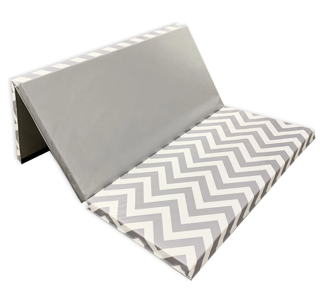 AK Athletic Chevron Zigzag 4'x6'x2" Intermediate Folding Gymnastics Mat | Holiday Shop Edition 8 AK Athletic Equipment Holiday Shop Chevron Zigzag 4' X 6' X 2" Intermediate Level Folding Gymnastics Mat