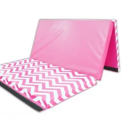 AK Athletic Chevron Zigzag 4'x6'x2" Intermediate Folding Gymnastics Mat | Holiday Shop Edition 11 AK Athletic Equipment Holiday Shop Chevron Zigzag 4' X 6' X 2