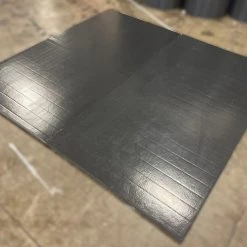 AK Athletic Equipment Martial Arts Clearance 7.5 X 8' X 1 3/8" Roll-Up Wrestling Mat Blue And Red Vinyl Flaw