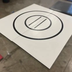 AK Athletic Equipment Clearance 8' X 8' X 1 3/8" Roll-Up Wrestling Mat White Martial Arts