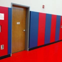 AK Athletic Equipment Custom Wood Backed Gym Wall Padding Panels 2' X 7'