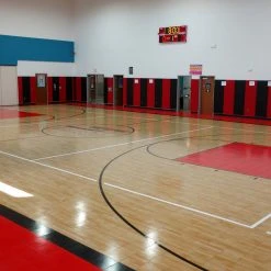 AK Athletic Equipment Custom Wood Backed Gym Wall Padding Panels 2' X 6'