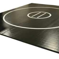 AK Athletic Equipment 36' X 36' X Ultra Shock Roll-Up Wrestling Mat