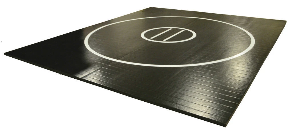 AK Athletic Equipment 36' x 36' x 1 3/8" Roll-Up Wrestling Mat - Durable & Portable for Training 3 AK Athletic Equipment Wrestling Mats 36' X 36' X 1 3/8" Roll-Up Wrestling Mat