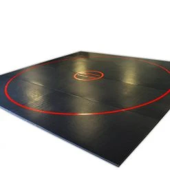 AK Athletic Equipment Ultra Shock 20' X 20' X Roll-Up Wrestling Mat Ultra Shock Mats