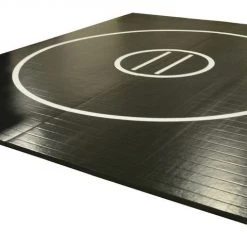 AK Athletic Equipment Wrestling Mats 15' X 15' X 1 3/8" Roll-Up Wrestling Mat