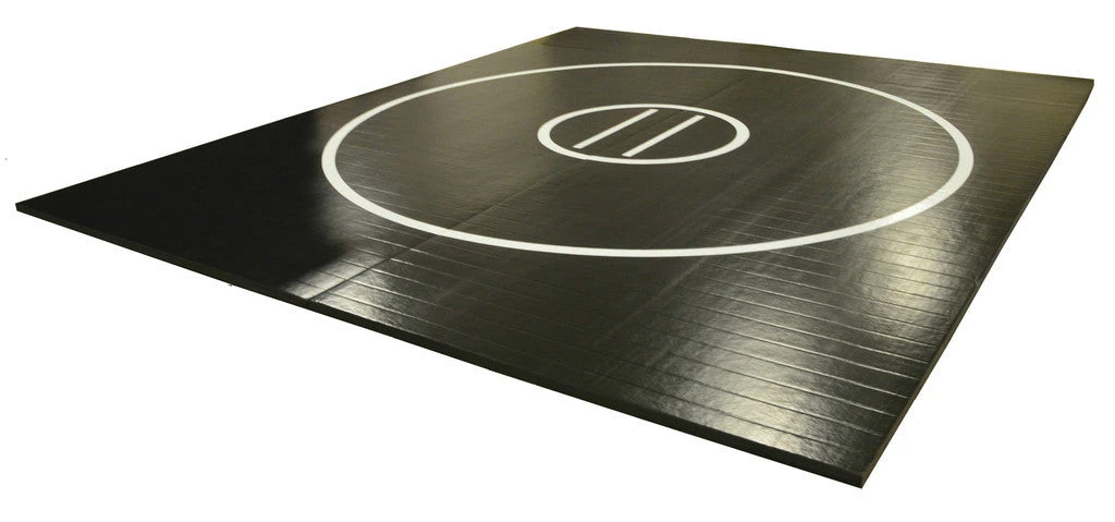 AK Athletic Equipment 15' x 15' x 1 3/8" Roll-Up Wrestling Mat - Durable & Non-Slip Surface for Training & Competitions 2 AK Athletic Equipment Wrestling Mats 15' X 15' X 1 3/8" Roll-Up Wrestling Mat