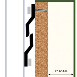 AK Athletic Equipment 8' Tall Package Discount Golf Simulator Wall And Ceiling Pads