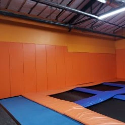 AK Athletic Equipment Custom Wood Backed Gym Wall Padding Panels 2' X 8'