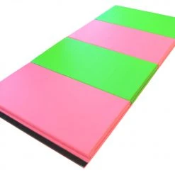 AK Athletic Equipment 40" X 80" X 1 3/8" Intermediate Level Folding Gymnastics Mat