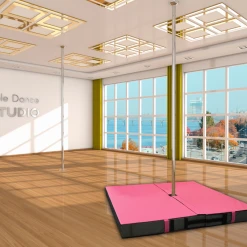 AK Athletic Equipment Pole Fitness Aerial Arts Landing Mat 6' X 6' X 8" Landing Mats