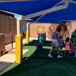 AK Athletic Equipment 6' Tall Four-Sided Pole Pads, 5" Side Width - Durable Column Protection 19 AK Athletic Equipment Pole Pads 6' Tall Four Sided Column Pad, 5