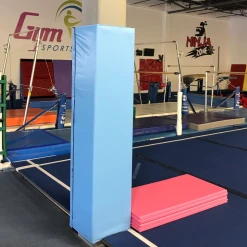 AK Athletic Equipment 6' Tall Four-Sided Pole Pads, 5" Side Width - Durable Column Protection 15 AK Athletic Equipment Pole Pads 6' Tall Four Sided Column Pad, 5