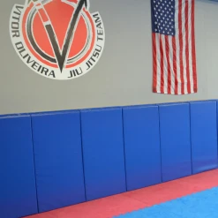 AK Athletic Equipment Custom Wood Backed Gym Wall Padding Panels 2' X 4'