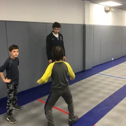 AK Athletic Equipment Custom Wood Backed Gym Wall Padding Panels 2' X 7'