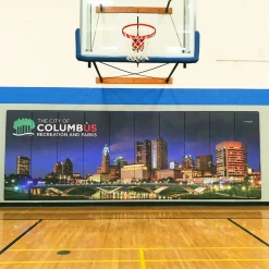 AK Athletic Equipment Custom Wood Backed Gym Wall Padding Panels 2' X 7'