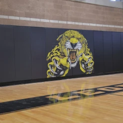 AK Athletic Equipment Custom Wood Backed Gym Wall Padding Panels 2' X 6'