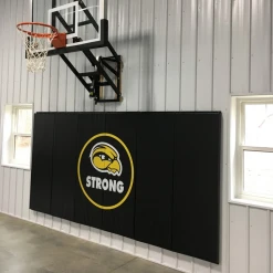 AK Athletic Equipment Custom Wood Backed Gym Wall Padding Panels 2' X 5'