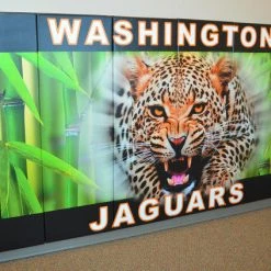 AK Athletic FlameSafe 'Class A' Fire Rated Gym Wall Padding Panels - 2' x 6' - Wood Backed - Custom Graphics & Logos 41 AK Athletic Equipment FlameSafe