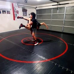 AK Athletic Equipment 13' X 13' X 1 3/8" Roll-Up Wrestling Mat Wrestling Mats