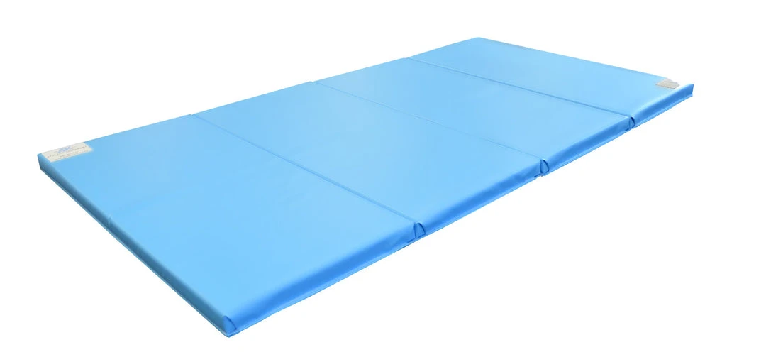 AK Athletic Equipment Folding Mats 4' X 8' X 2" - Impact Safe Gymnastics Mat for Training & Safety 6 AK Athletic Equipment Folding Mats Impact Safe 4' X 8' X 2" Folding Mat