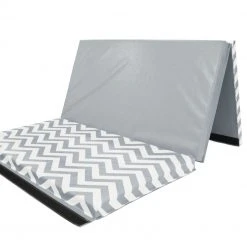 AK Athletic Equipment Folding Mats Clearance Chevron Zigzag 4' X 6' X 2