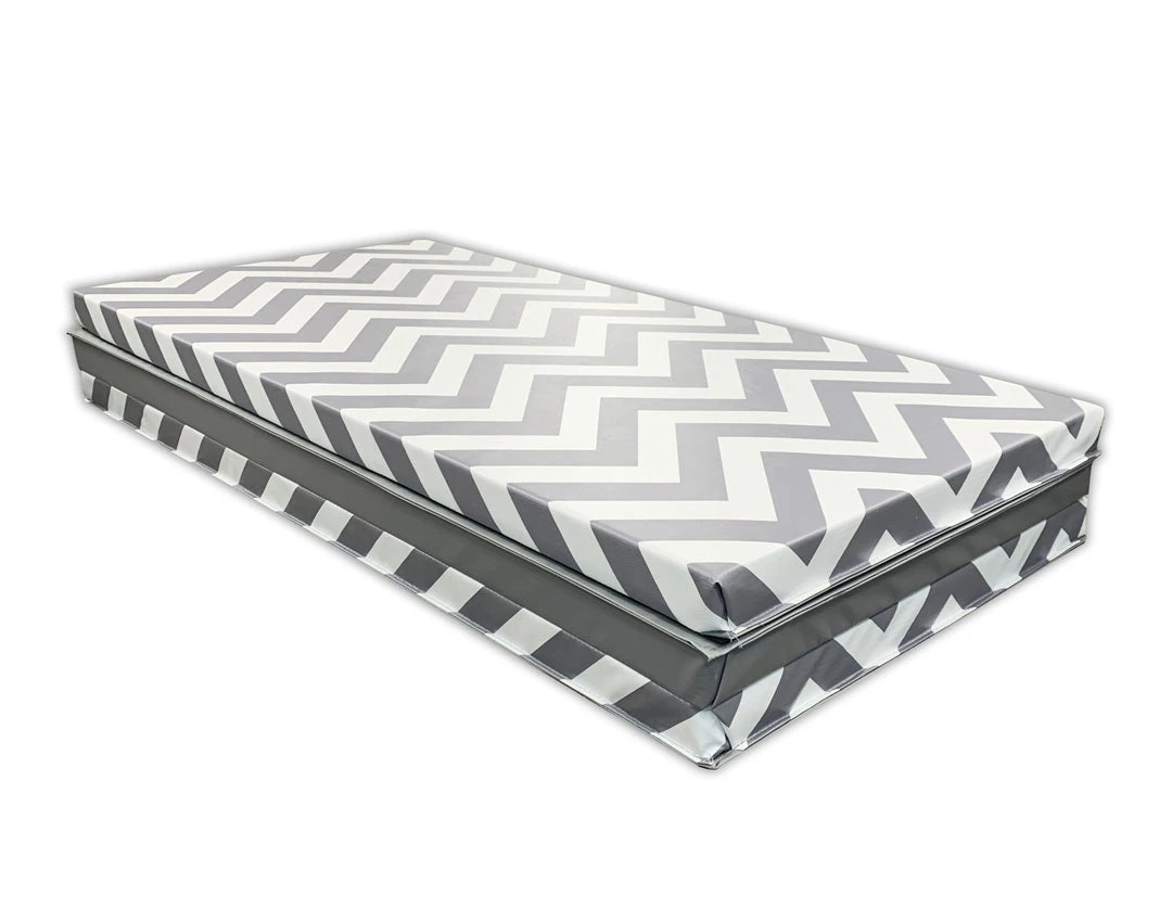 AK Athletic Chevron Zigzag 4'x6'x2" Intermediate Folding Gymnastics Mat | Holiday Shop Edition 7 AK Athletic Equipment Holiday Shop Chevron Zigzag 4' X 6' X 2" Intermediate Level Folding Gymnastics Mat