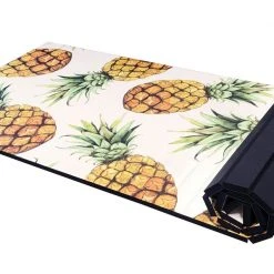 AK Athletic Equipment Roll Up Pineapple Print 4' X 12' X 1 3/8" Advanced Level Gymnastics Mat Folding Mats