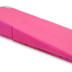 AK Athletic Equipment Folding Mats Buy Together And Save! Pink Zebra Print Monogram 4' X 8' Mat And Folding Incline Mat