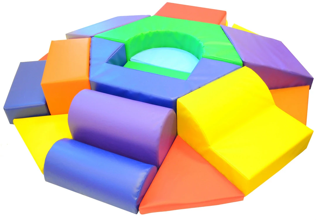 AK Athletic Equipment Hexagon Toddler Soft Play Climber - Safe & Durable Kids Playground Toy 1 AK Athletic Equipment Hexagon Toddler Soft Play Climber