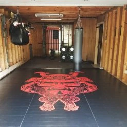 AK Athletic Equipment Samurai Printed Wrestling Mat - 8' x 8' x 1 3/8" Roll-Up MMA Grappling Mat for Martial Arts 9 AK Athletic Equipment Wrestling Mats Samurai Digitally Printed 8' X 8' X 1 3/8