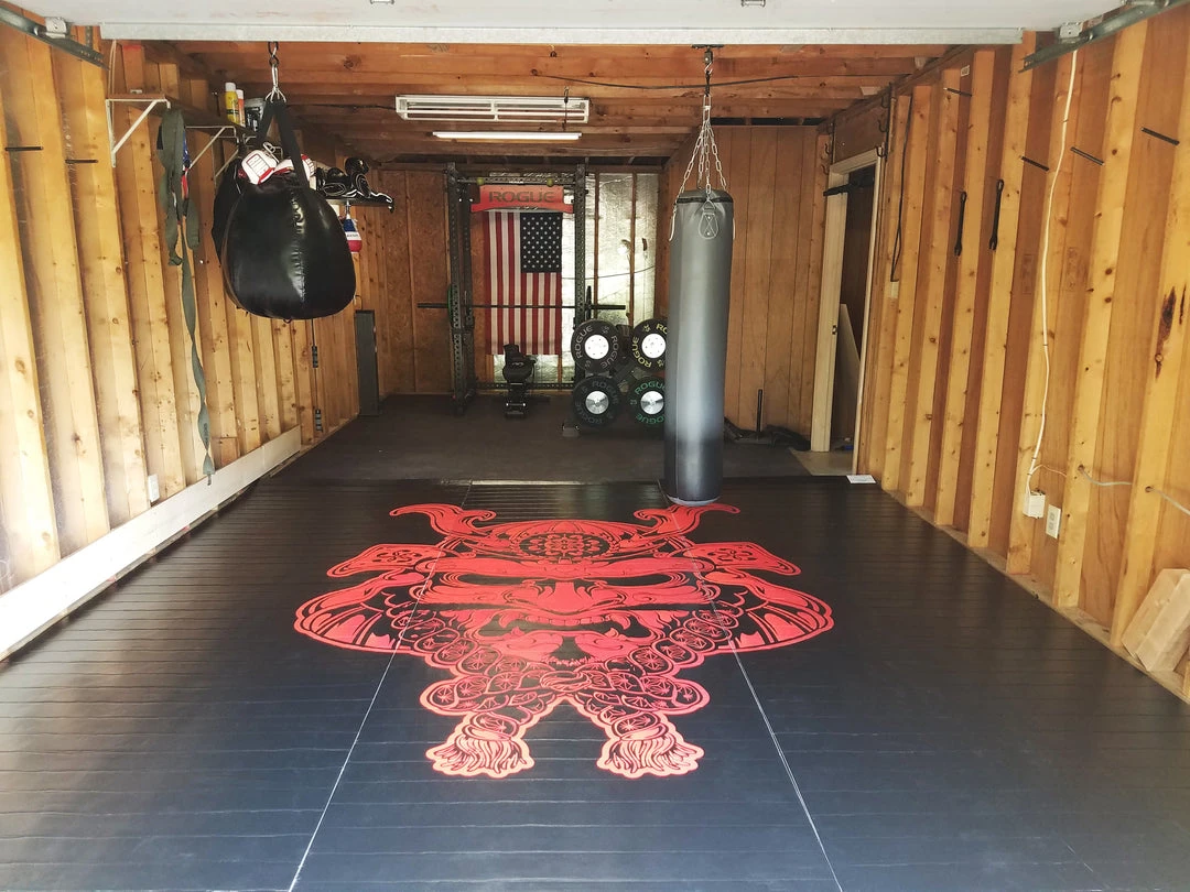 AK Athletic Equipment Samurai Printed Wrestling Mat - 8' x 8' x 1 3/8" Roll-Up MMA Grappling Mat for Martial Arts 5 AK Athletic Equipment Wrestling Mats Samurai Digitally Printed 8' X 8' X 1 3/8" Roll-Up MMA Grappling Mat
